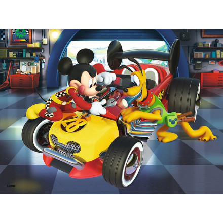 TREFL Puzzle Mickey Mouse: Příprava na závod 20 dílků 120133