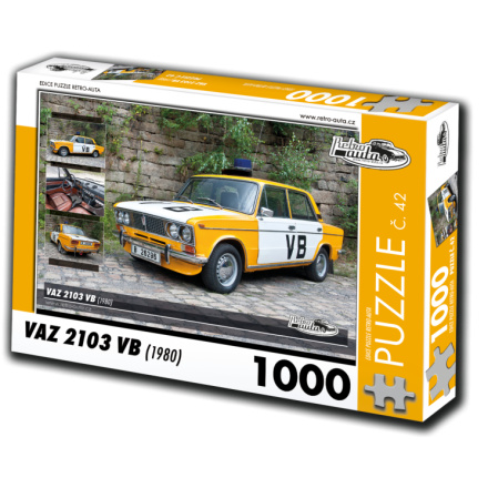 RETRO-AUTA Puzzle č. 42 VAZ 2103 VB (1980) 1000 dílků 120400