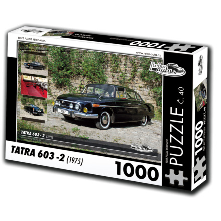 RETRO-AUTA Puzzle č. 40 Tatra 603-2 (1975) 1000 dílků 120403