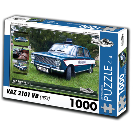 RETRO-AUTA Puzzle č. 4 Vaz 2101 VB (1973) 1000 dílků 120413