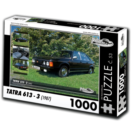 RETRO-AUTA Puzzle č. 53 Tatra 613-3 (1987) 1000 dílků 120468