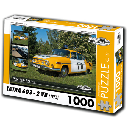 RETRO-AUTA Puzzle č. 47 Tatra 603-2 VB (1975) 1000 dílků 120474