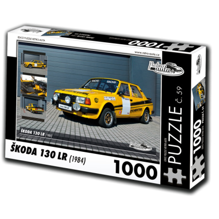 RETRO-AUTA Puzzle č. 59 Škoda 130 LR (1984) 1000 dílků 120480