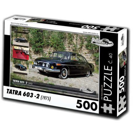 RETRO-AUTA Puzzle č. 40 Tatra 603-2 (1975) 500 dílků 120514