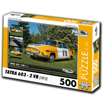 RETRO-AUTA Puzzle č. 47 Tatra 603-2 VB (1975) 500 dílků 120517