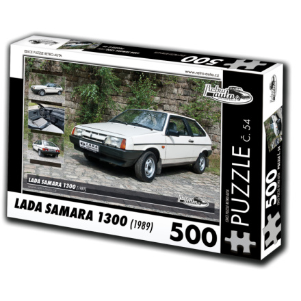RETRO-AUTA Puzzle č. 54 Lada Samara 1300 (1989) 500 dílků 120532