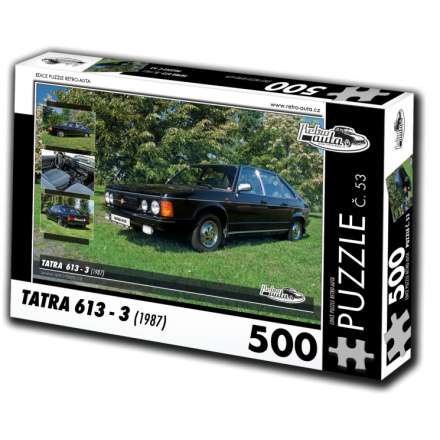RETRO-AUTA Puzzle č. 53 Tatra 613-3 (1987) 500 dílků 120533