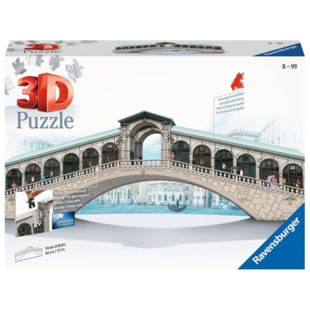 RAVENSBURGER 3D puzzle Most Ponte di Rialto 216 dílků 120595