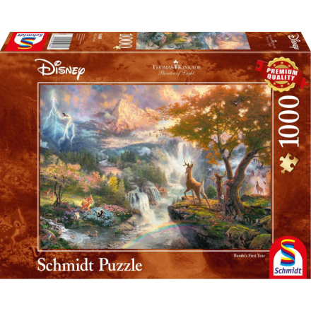 SCHMIDT Puzzle Bambi: První rok 1000 dílků 122621