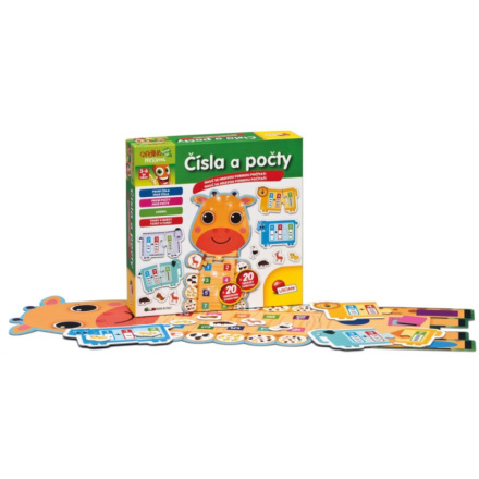 LISCIANI Baby puzzle Čísla a počty 122644, 27 dílků