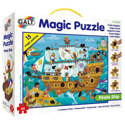 GALT Magické puzzle Pirátská loď 50 dílků 122933