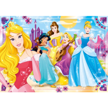 CLEMENTONI Puzzle Disney princezny MAXI 104 dílků 123397