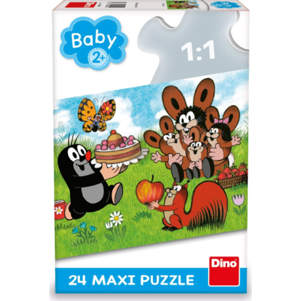 DINO Puzzle Krteček: Narozeniny MAXI 24 dílků 123489