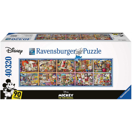 RAVENSBURGER Puzzle Mickey Mouse během let 40320 dílků 123520