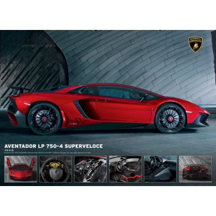 EUROGRAPHICS Puzzle Lamborghini Aventador LP 750-4, 1000 dílků 123539