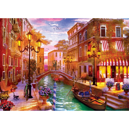 EUROGRAPHICS Puzzle Západ slunce nad Benátkami 1000 dílků 123584