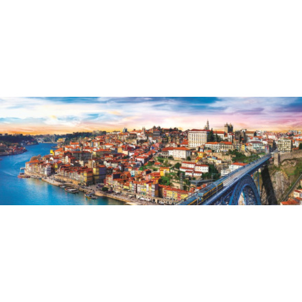 TREFL Panoramatické puzzle Porto, Portugalsko 500 dílků 124004