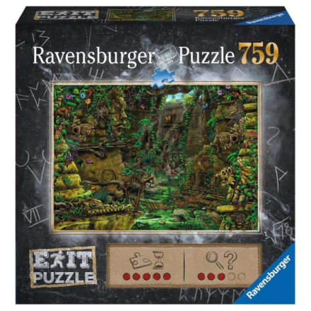 RAVENSBURGER Únikové EXIT puzzle Tajemný chrám 759 dílků 124914