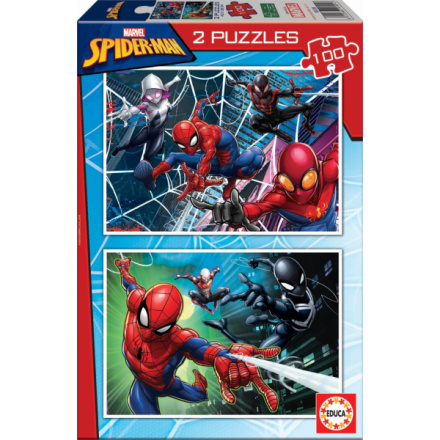 EDUCA Puzzle Spiderman 2x100 dílků 125205