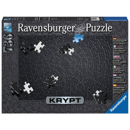 RAVENSBURGER Puzzle Krypt Black 736 dílků 125278