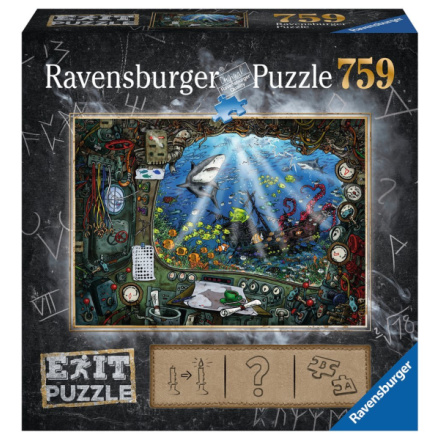 RAVENSBURGER Únikové EXIT puzzle V ponorce 759 dílků 125359