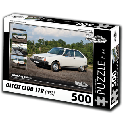 RETRO-AUTA Puzzle č. 64 Oltcit Club 11R (1988) 500 dílků 125734