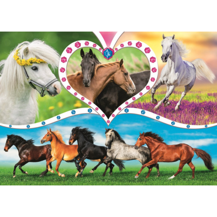 TREFL Puzzle Krásní koně 200 dílků 127095