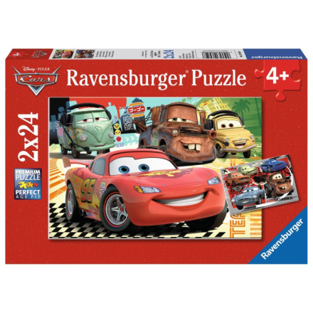 RAVENSBURGER Puzzle Auta 2: Výlet do Evropy 2x24 dílků 127166