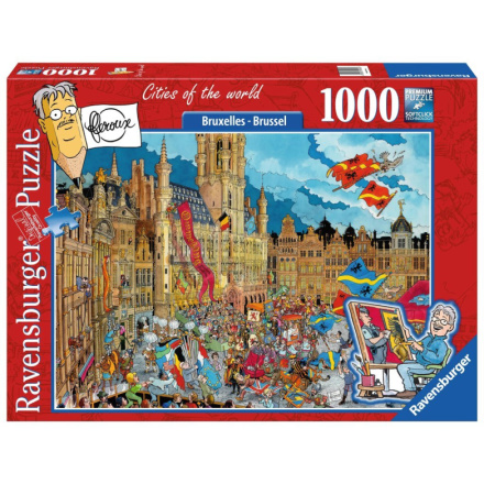 RAVENSBURGER Puzzle Města světa: Brusel 1000 dílků 127205