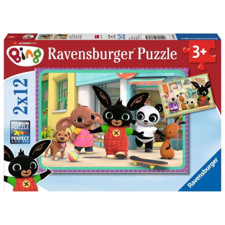 RAVENSBURGER Puzzle Bing 2x12 dílků 127222