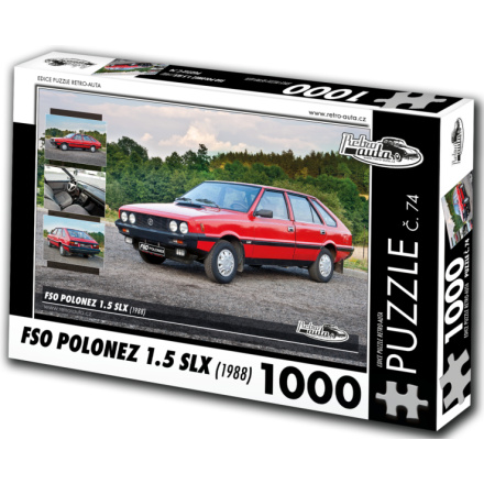 RETRO-AUTA Puzzle č. 74 FSO Polonez 1.5 SLX (1988) 1000 dílků 127277