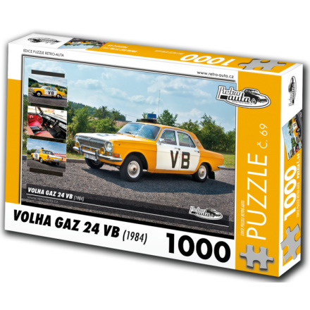 RETRO-AUTA Puzzle č. 69 Volha GAZ 24 VB (1984) 1000 dílků 127283