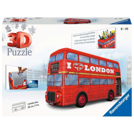 RAVENSBURGER 3D puzzle Londýnský autobus Doubledecker 216 dílků 127551