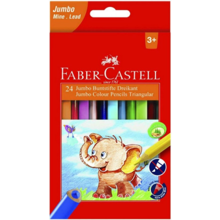 Faber-Castell Pastelky Extra Jumbo 12ks 128854