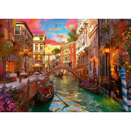 RAVENSBURGER Puzzle Romantické Benátky 1000 dílků 128933