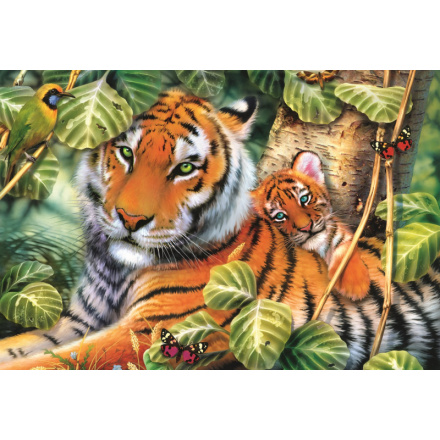 TREFL Puzzle Tygr s mládětem 1500 dílků 129468