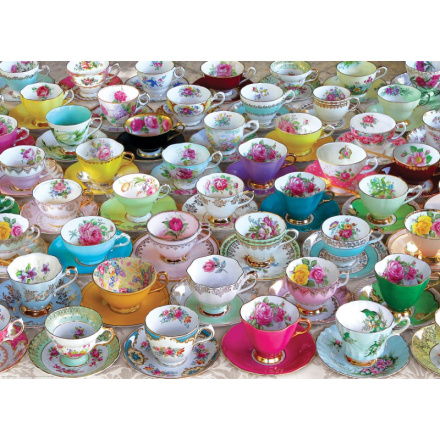 EUROGRAPHICS Puzzle Sbírka čajových šálků 1000 dílků 129601