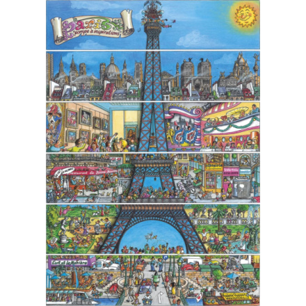 DINO Puzzle Eiffelova věž 500 dílků 130027