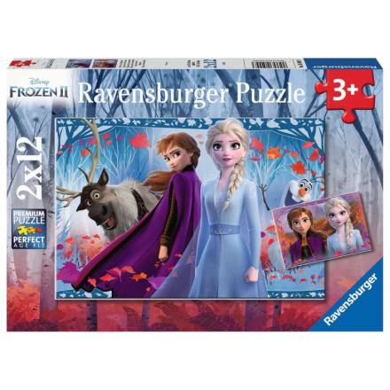 RAVENSBURGER Puzzle Ledové království 2, 2x12 dílků 130061