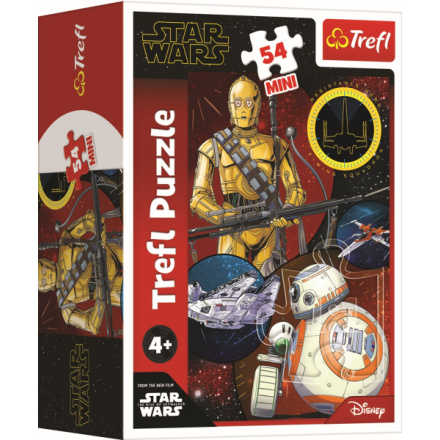 TREFL Puzzle Star Wars: C3PO a BB8 54 dílků 130458