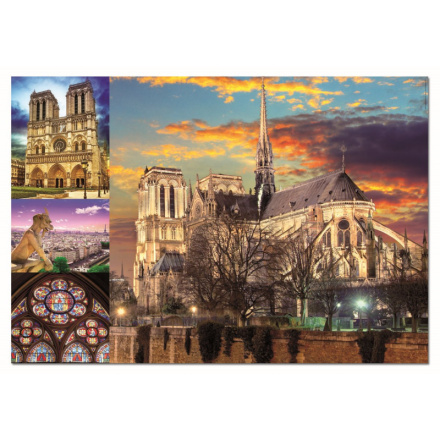 EDUCA Puzzle Notre Dame, koláž 1000 dílků 131220