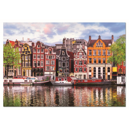 EDUCA Puzzle Tančící domy, Amsterdam 1000 dílků 131222
