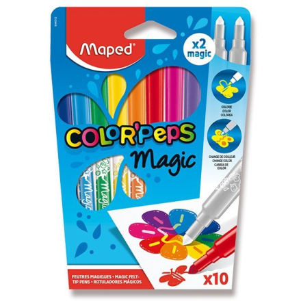Fixy Maped Color'Peps Magic - 8 + 2 kusů 132041