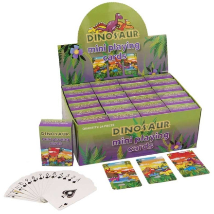 Mini hrací karty - Dinosauři (54 listů) 132142