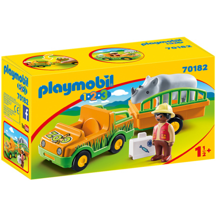 PLAYMOBIL® 1.2.3. 70182 Převoz nosorožce 132362