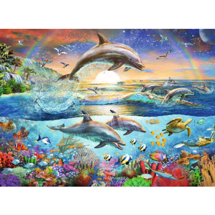 RAVENSBURGER Puzzle Ráj delfínů XXL 300 dílků 132660