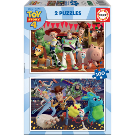 EDUCA Puzzle Toy Story 4, 2x100 dílků 133147