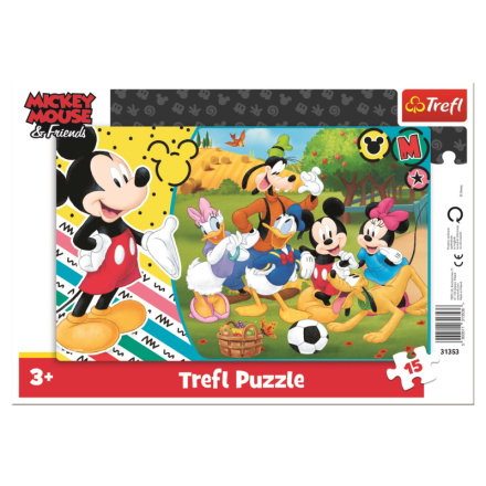 TREFL Puzzle Mickey Mouse na venkově 15 dílků 133248
