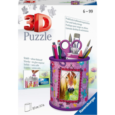 RAVENSBURGER 3D puzzle stojan: Kůň 57 dílků 133375