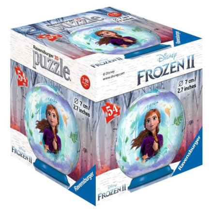 RAVENSBURGER 3D Puzzleball Ledové království 2: Anna 54 dílků 133381